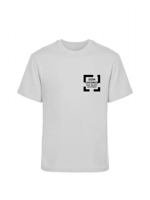 Tişört Tasarla 20/1 Kumaş  Boyalı Gri