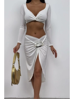 Toka Detay Asimetrik Etek