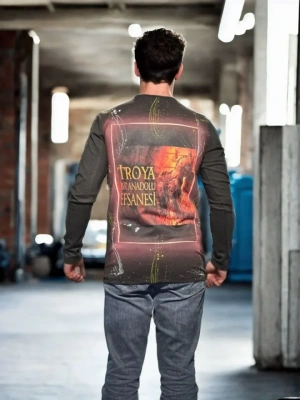 Unisex Bisiklet Yaka Uzun Kollu Thirt  iyah