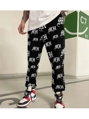 Unisex Dijital Baskılı Eşofman Altı  iyah