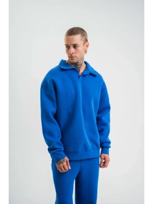 Unisex Double Oversize Patlı Yaka  weathirt  avi