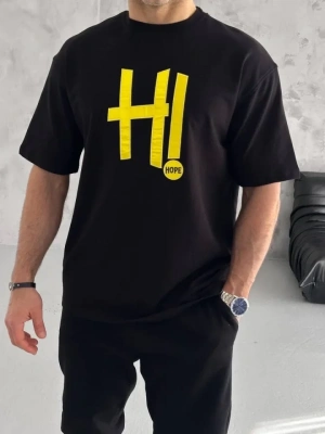 Unisex Nakış İşlemeli Thirt  iyah