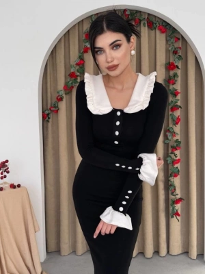 ura Bebe Yaka Elbise