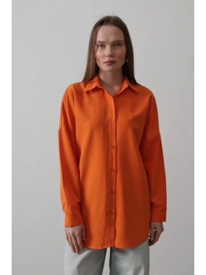 Uzun Kol Gömlek  Oranj