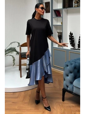 Volanlı üprem Elbise 2864