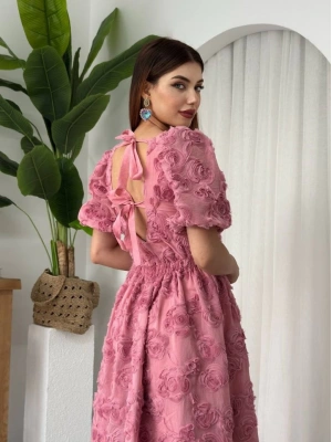 Wear Sırt Bağlama Detaylı Elbise