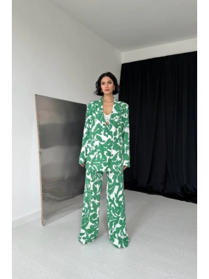 Yeşil Ceket Ve Pantolon Takım