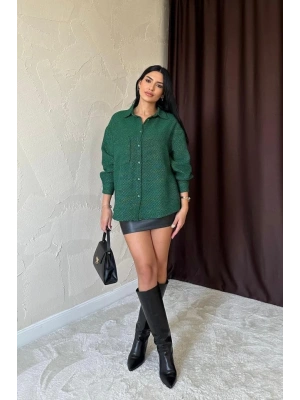 Yeşil Işıltılı Gömlek