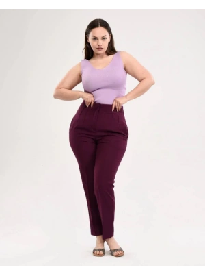 Yüksek Bel Battal Pantolon