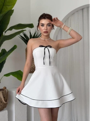 Yuna Straplez Elbise