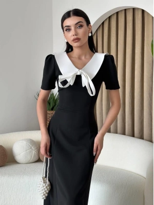 Zerra Yaka Kurdale Detay Elbise