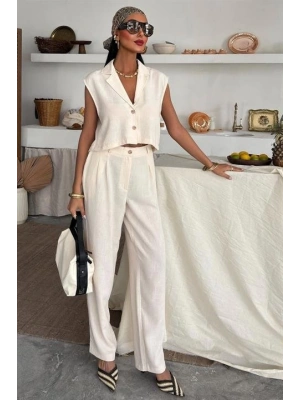 Zoe Crop Yelek Takım 974408