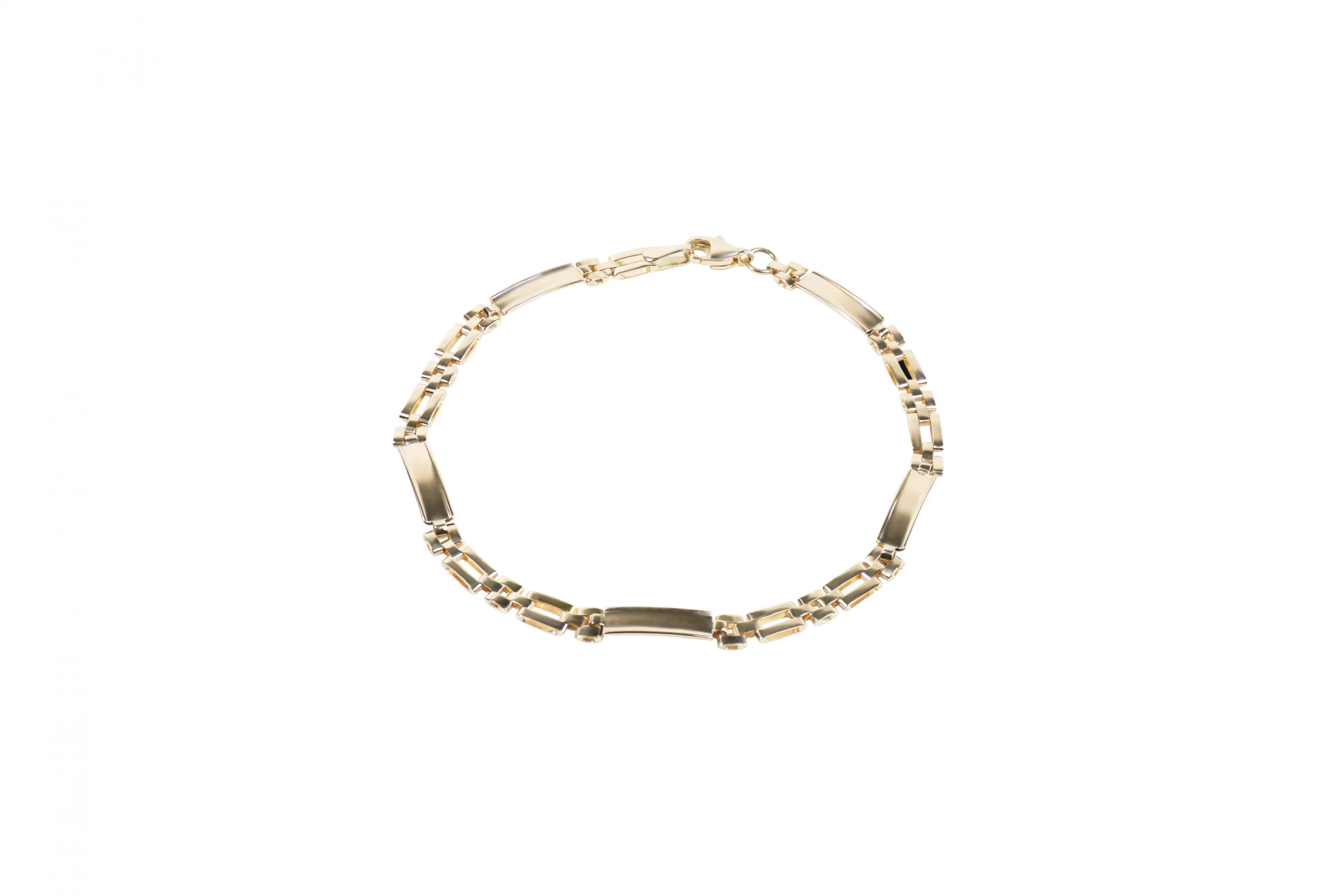 14 Ayar Modern Form Bileklik (19.5 cm)