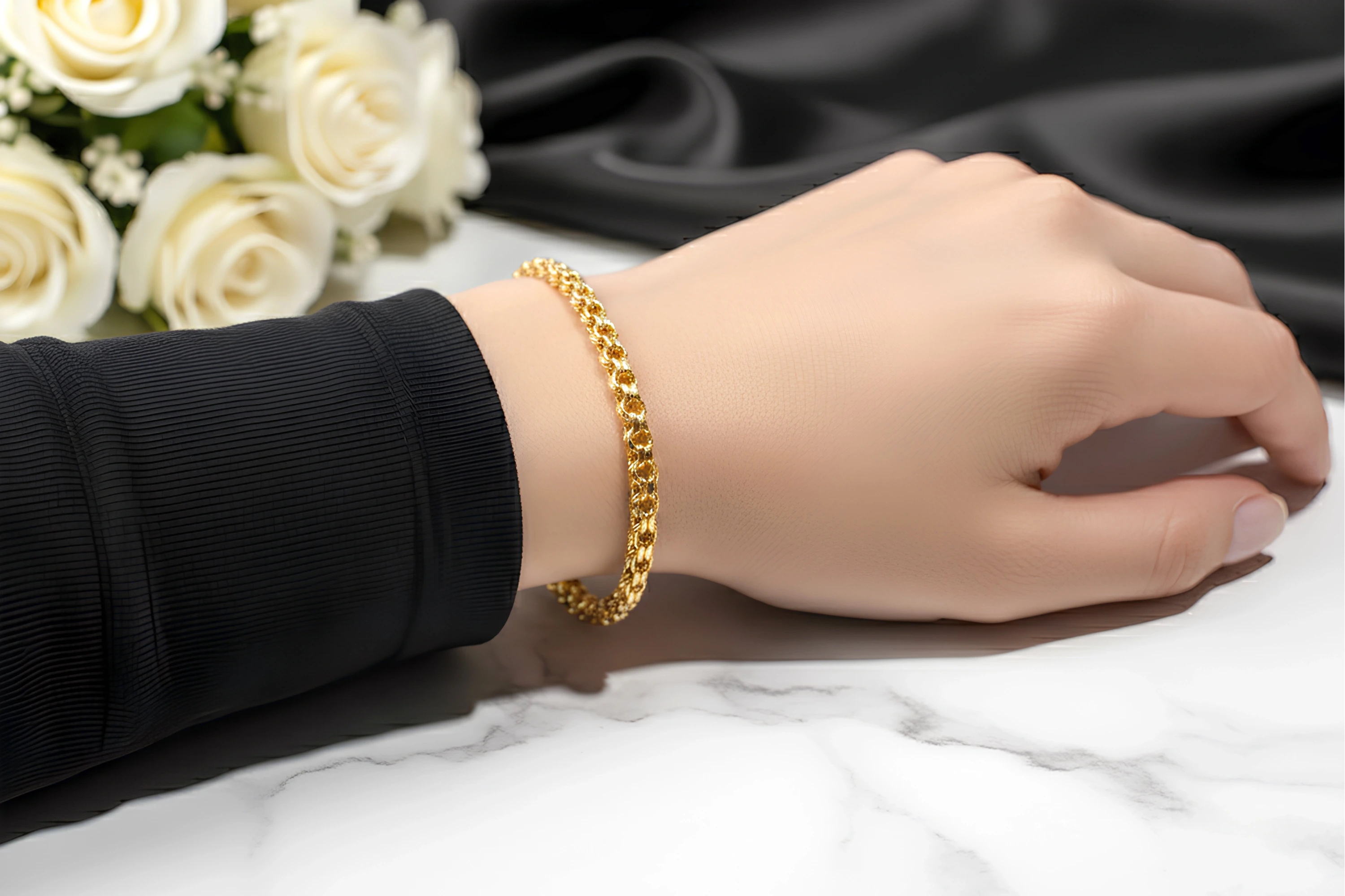 14 Ayar Güverse Bileklik