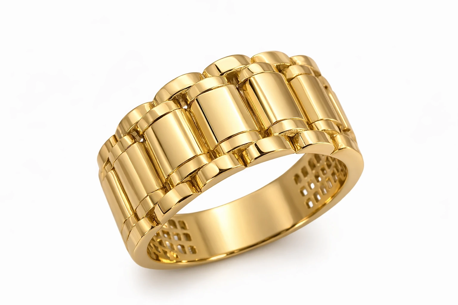 14 Ayar Zincir Form Yüzük