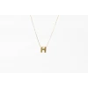 14 Ayar H Harfi Kolye