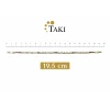 14 Ayar Modern Form Bileklik (19.5 cm)