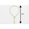 14 Ayar Altın Luxury Knot Y Kolye