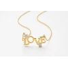 14 Ayar Altın Love Kolye