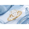 Broche Vintage Oval Pırlanta Yüzük