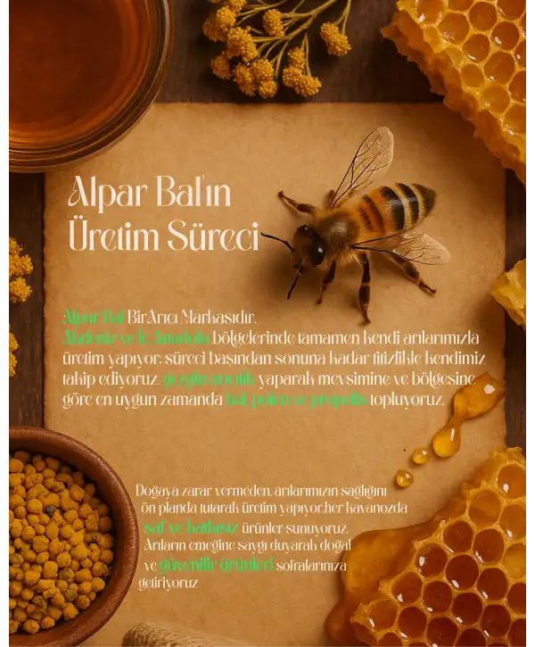 Kır Petek Balı 750 GR