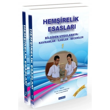 HEMŞİRELİK ESASLARI (2 cilt fiyatı) (Güncellenmiş ve Genişletilmiş 2024 baskı)