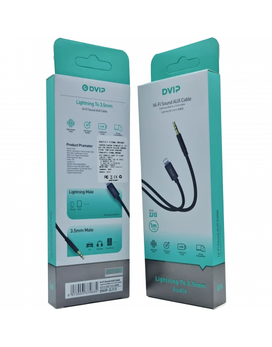 1 Metre Aux Çevirici Apple iPhone Lightning Dönüştürücü Dvip ZJ13