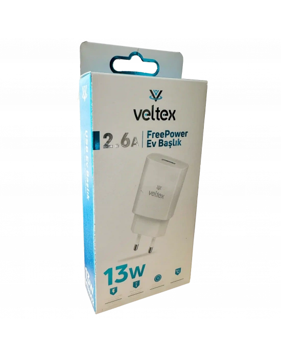 13W 2.6A Usb Şarj Başlığı Veltex VTX-002