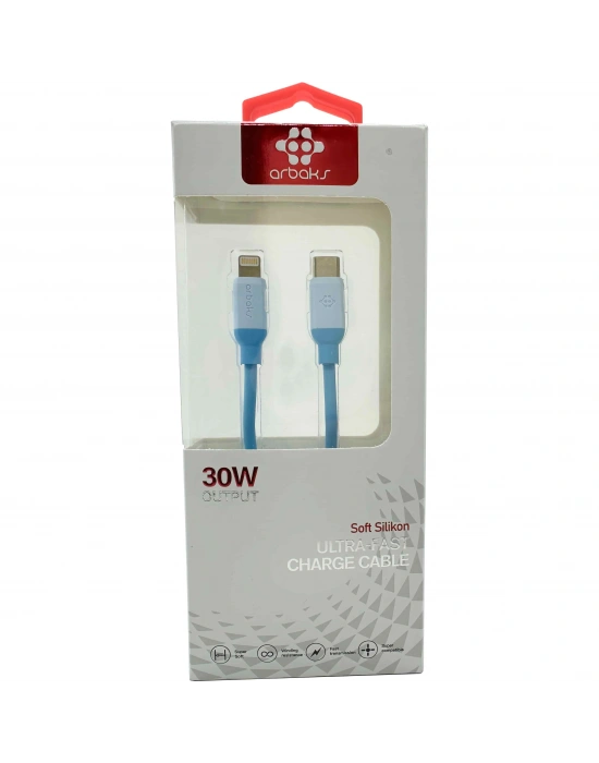30W TYPE-C To Lightning İphone Şarj Kablosu Arbaks Arb-316