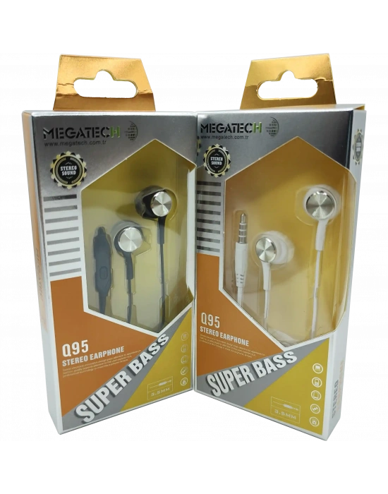 3.5mm Jack Girişli Kablolu Kulaklık Megatech Q95