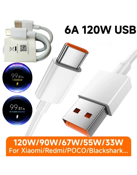 (A+ Kalite) 120W MAX / 67W MAX – SANIYE SAYAR TURBO KABLO 6A