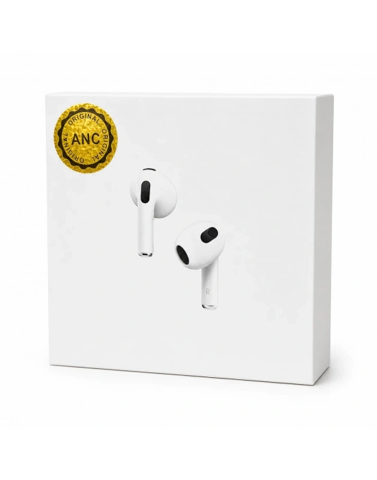 Air 3 ANC Bluetooth Kablosuz Kulaklık iPhone Android Uyumlu Beyaz