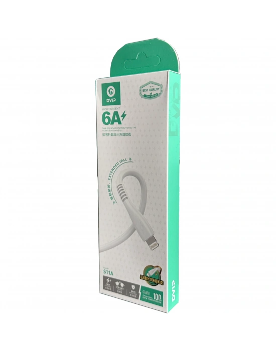DVIP S11A Lightning Şarj Kablosu 6A Hızlı Şarj – 100cm