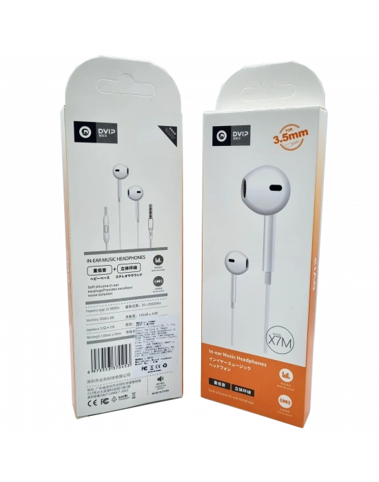 In-ear Music Headphones Mikrofonlu Kulaklık Dvip X7M
