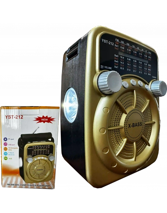 Işıklı Nostaljik Speaker Fm Bluetooth Usb Sd Card YST-212