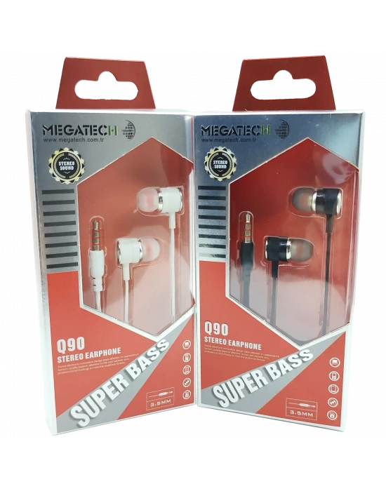 Mıknatıslı 3.5mm Jack Girişli Kablolu Kulaklık Megatech Q90