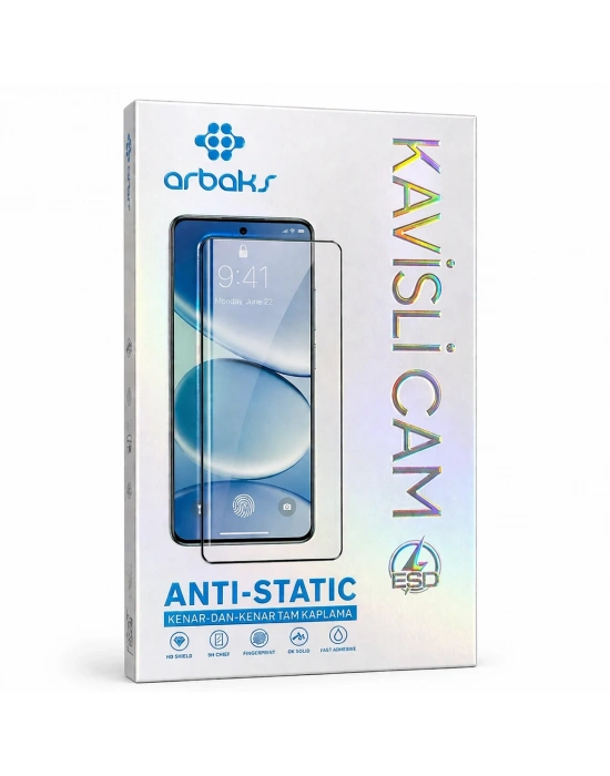 REDMİ NOTE 15 PRO PLUS – Anti-Static Kavisli Cam Ekran Koruyucu Arbaks ARB-004