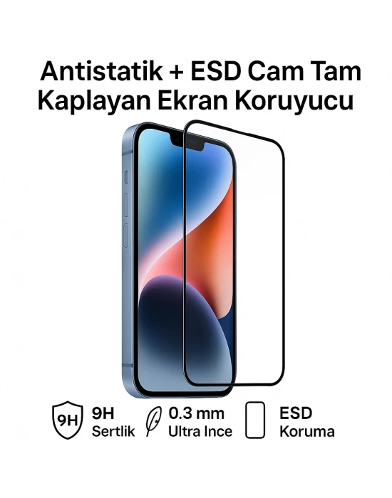 SAM S25 – Antistatik Cam Tam Kaplayan Ekran Koruyucu