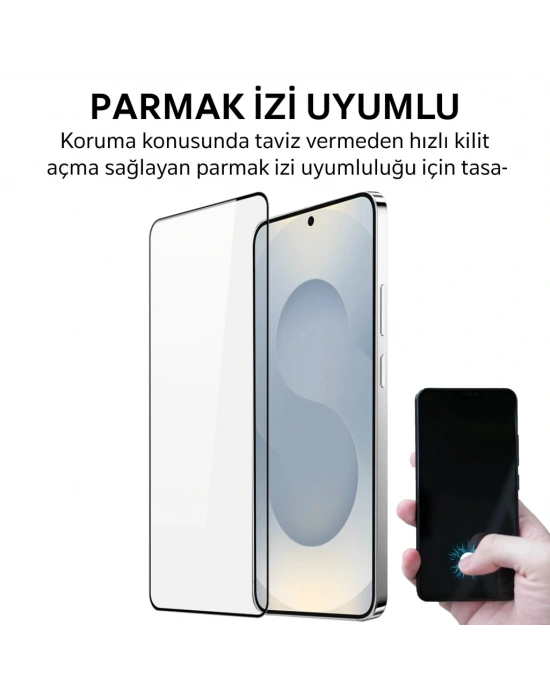 SAM S25 Plus – Antistatik Cam Tam Kaplayan Ekran Koruyucu
