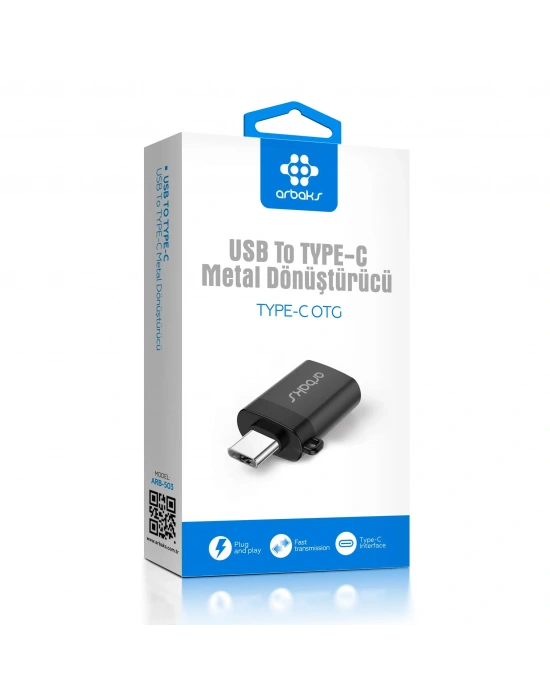 TYPE-C To Usb Metal  Dönüştürücü Otg Arbaks ARB-503