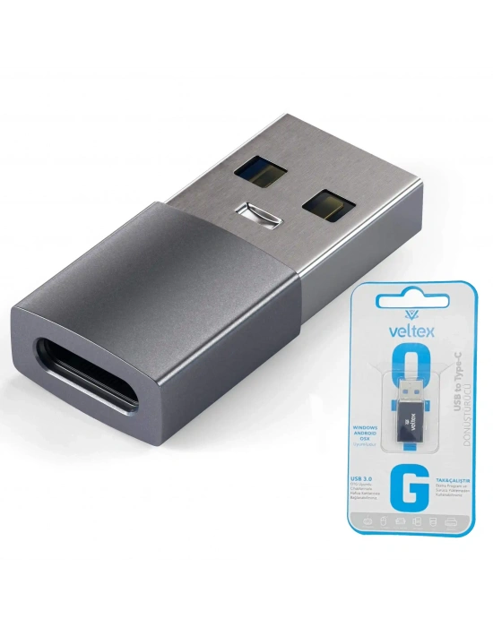 USB To TYPE-C Dönüştürücü Veltex VTX-501-500-504