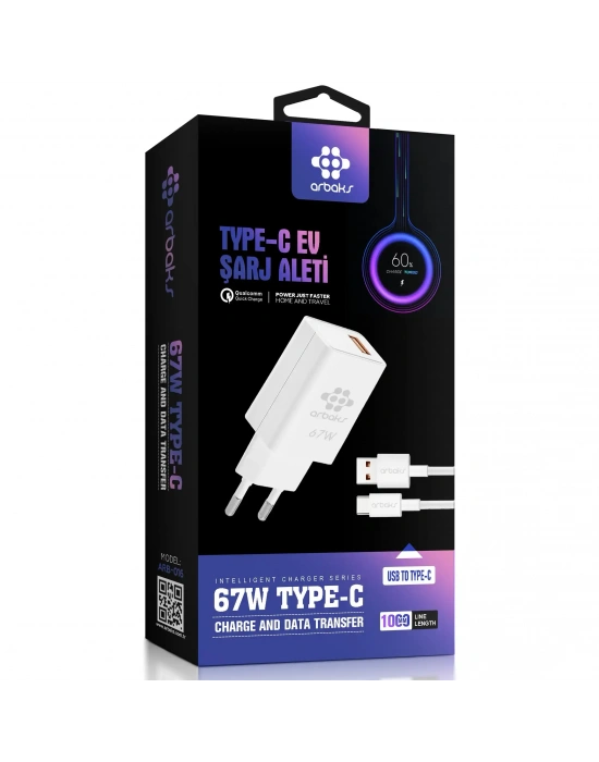 Xiaomi 67W TYPE-C Turbo Hızlı Şarj Aleti Arbaks Arb-016