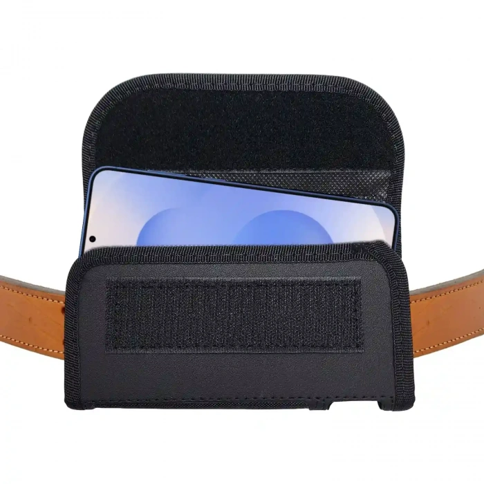 17cm Cırtlı Yanları Lastikli Toptan Bel Kemer Telefon Kılıfı – Universal Model MSK03