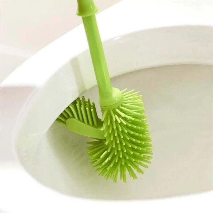 Ergonomik Silikon Tuvalet Fırçası