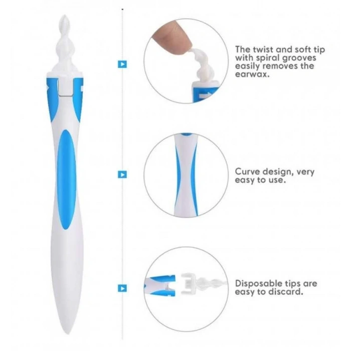 Find Back Pratik Kulak Temizleme Aparatı Silikon Kit Ear Claning ( AlpKaTek )