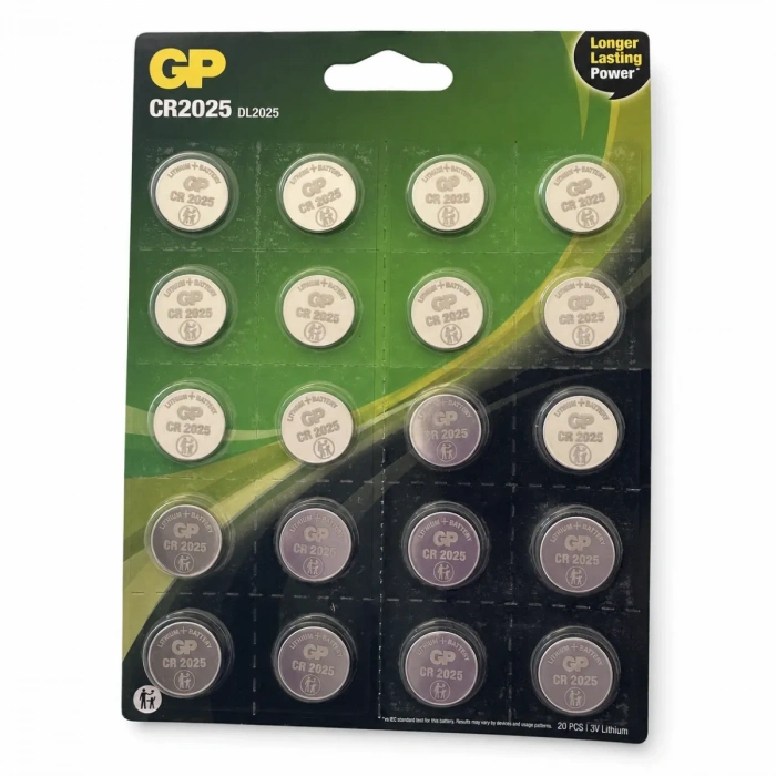 GP CR2025 3V Lityum Düğme Pil