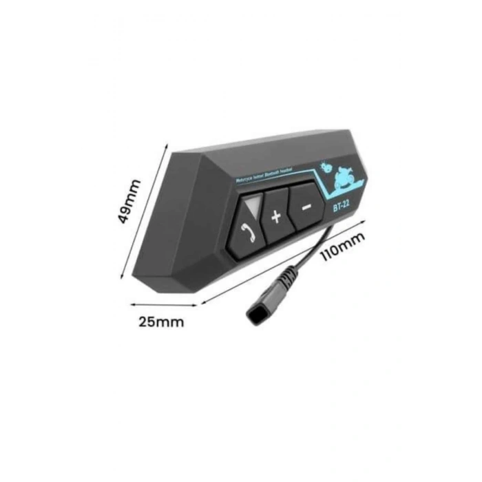 Intercom Bluetooth Kask Kulaklık Motosiklet Kulaklık 5.0 Bluetooth - Lisinya