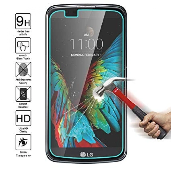 LG K10 2017 Kırılmaz Cam Ekran Koruyucu