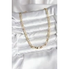 14K Gold Renk Kaplama Model CM Kadın Kolye - AlpKaTek