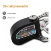 Motosiklet Alarmlı Disk Kilidi R8201